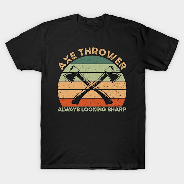 Axe Thrower T-Shirt by TK Store